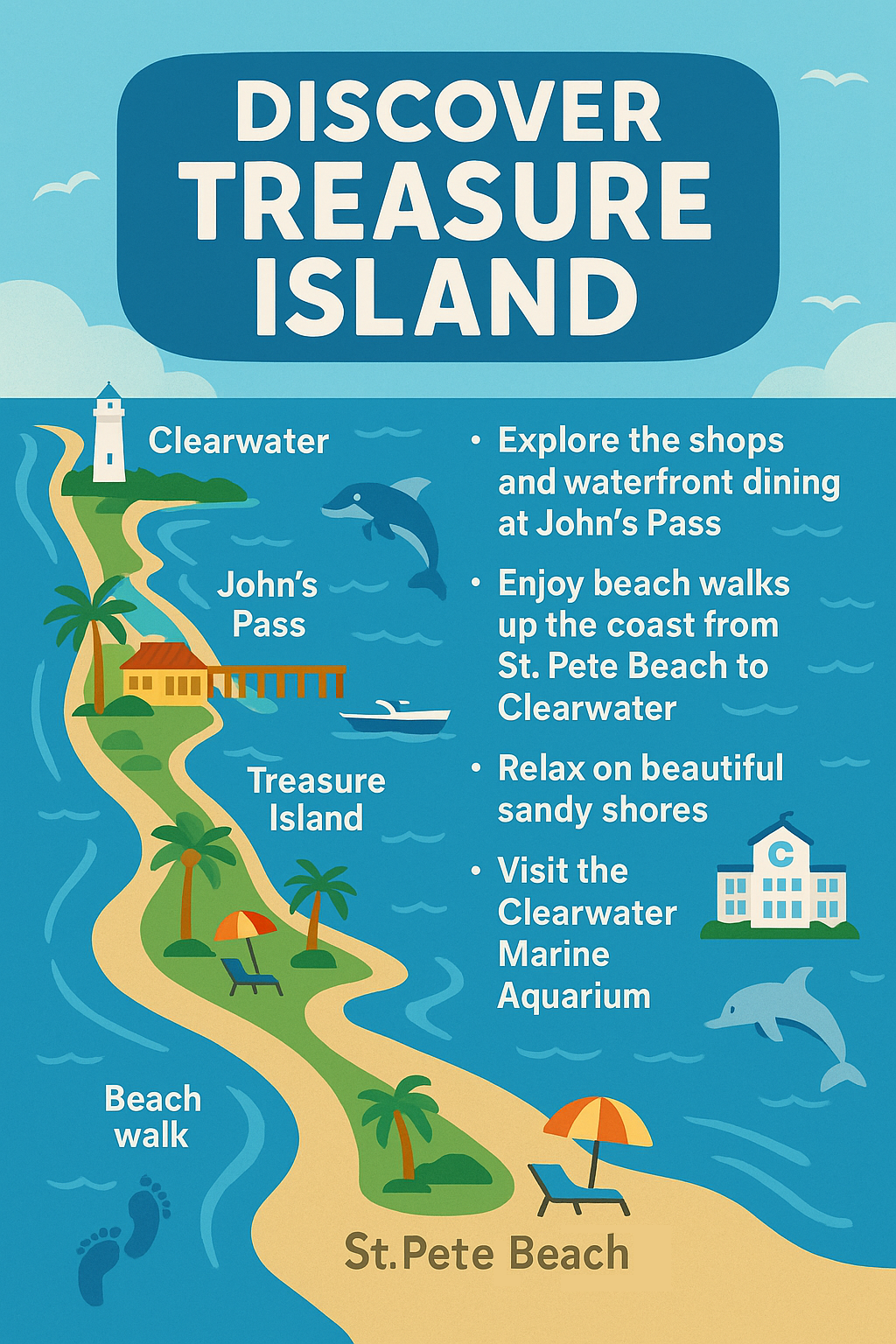 Discover Treasure Island — Clearwater, John's Pass, Treasure Island, St. Pete Beach